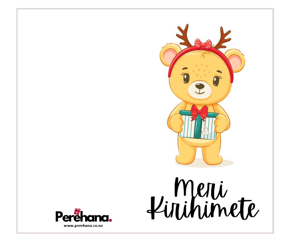 Meri Kirihimete – Festive Teddy