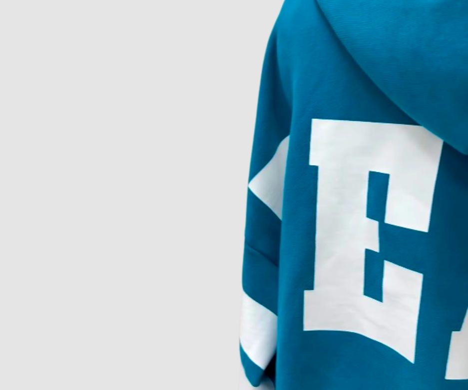 Hoodie - AOTEAROA Oversized Unisex, Teal