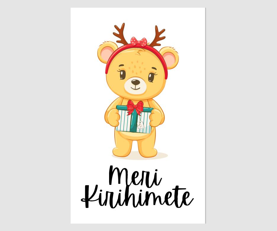Meri Kirihimete Teddy Antlers