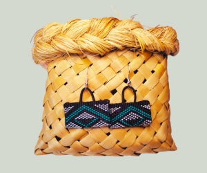 Green & White Kete