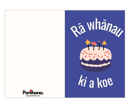 Rā Whānau ki a koe - Cake & Candles