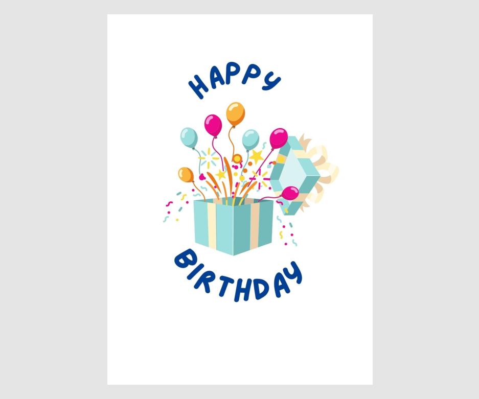 Happy Birthday Balloons