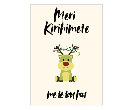 Meri Kirihimete me te Tau Hou - Reindeer Christmas