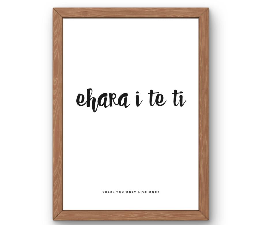 Ehara i te tī!