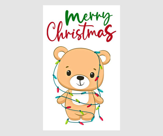 Merry Christmas Teddy Lights