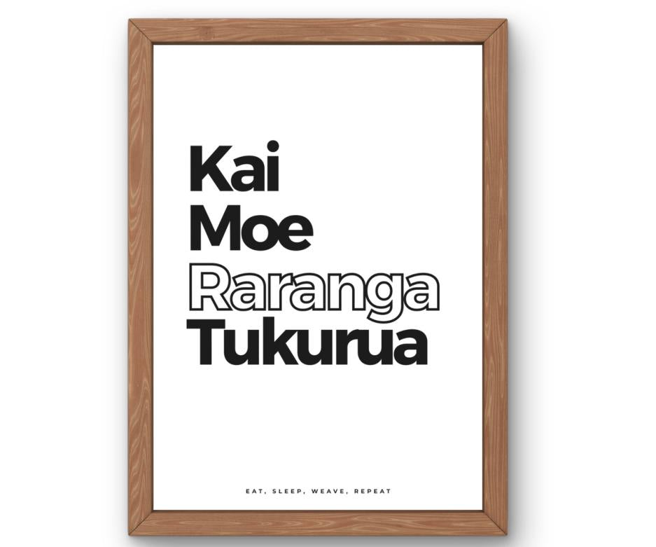 Kai, Moe, Raranga, Tukurua