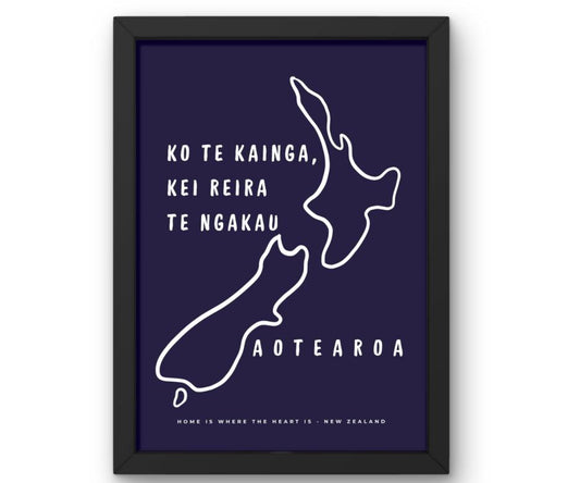 Ko te kāinga, kei reira te ngākau - Aotearoa (Colour)