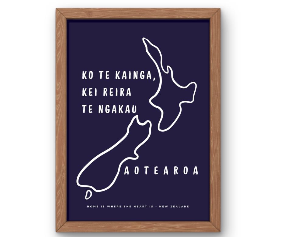 Ko te kāinga, kei reira te ngākau - Aotearoa (Colour)