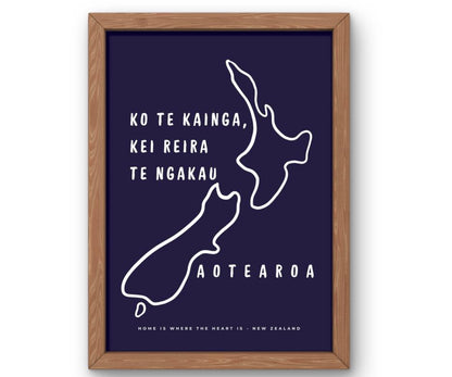 Ko te kāinga, kei reira te ngākau - Aotearoa (Colour)
