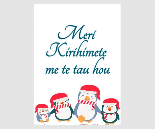 Meri Kirihimete Me Te Tau Hou Penguins