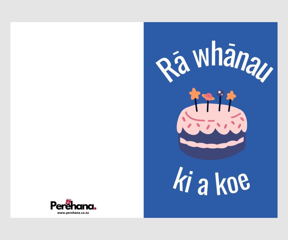 Rā Whānau Ki A Koe Cake