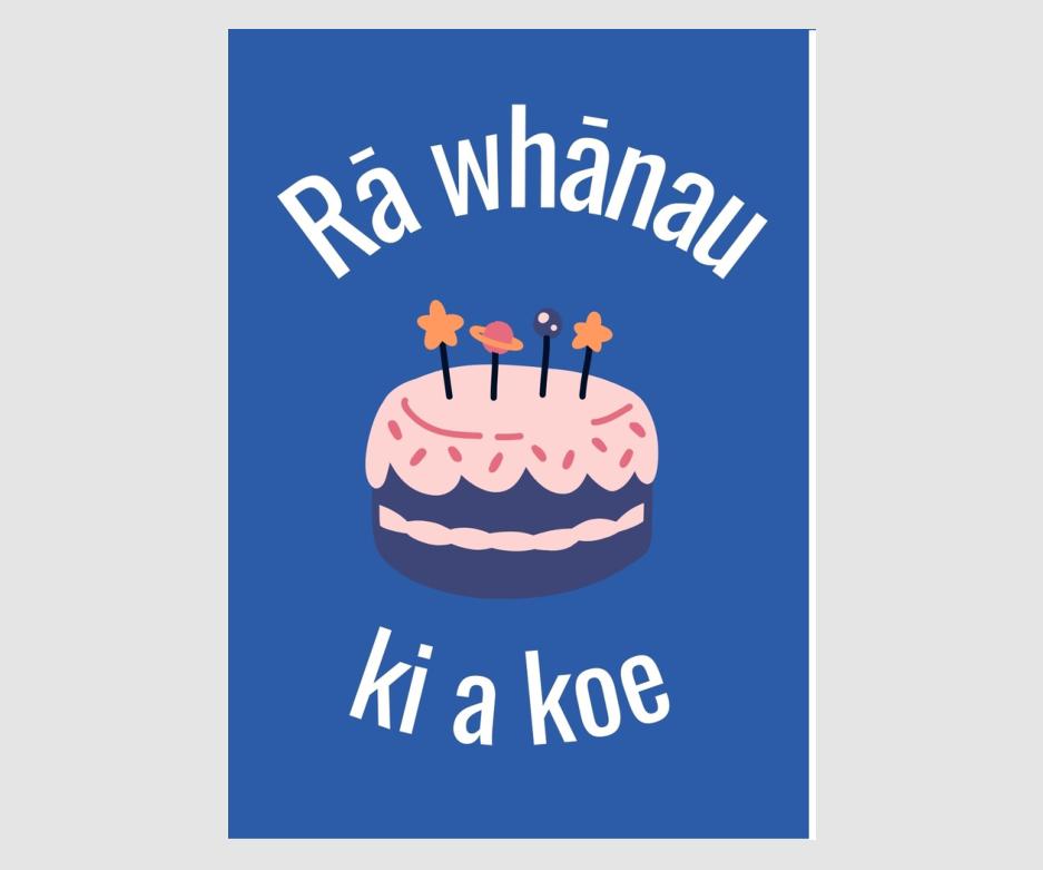 Rā Whānau Ki A Koe Cake