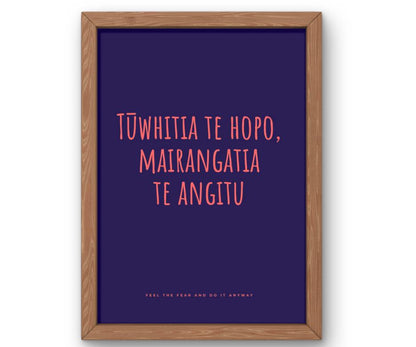 Tūwhitia te Hopo, Mairangatia te Angitu (Colour)
